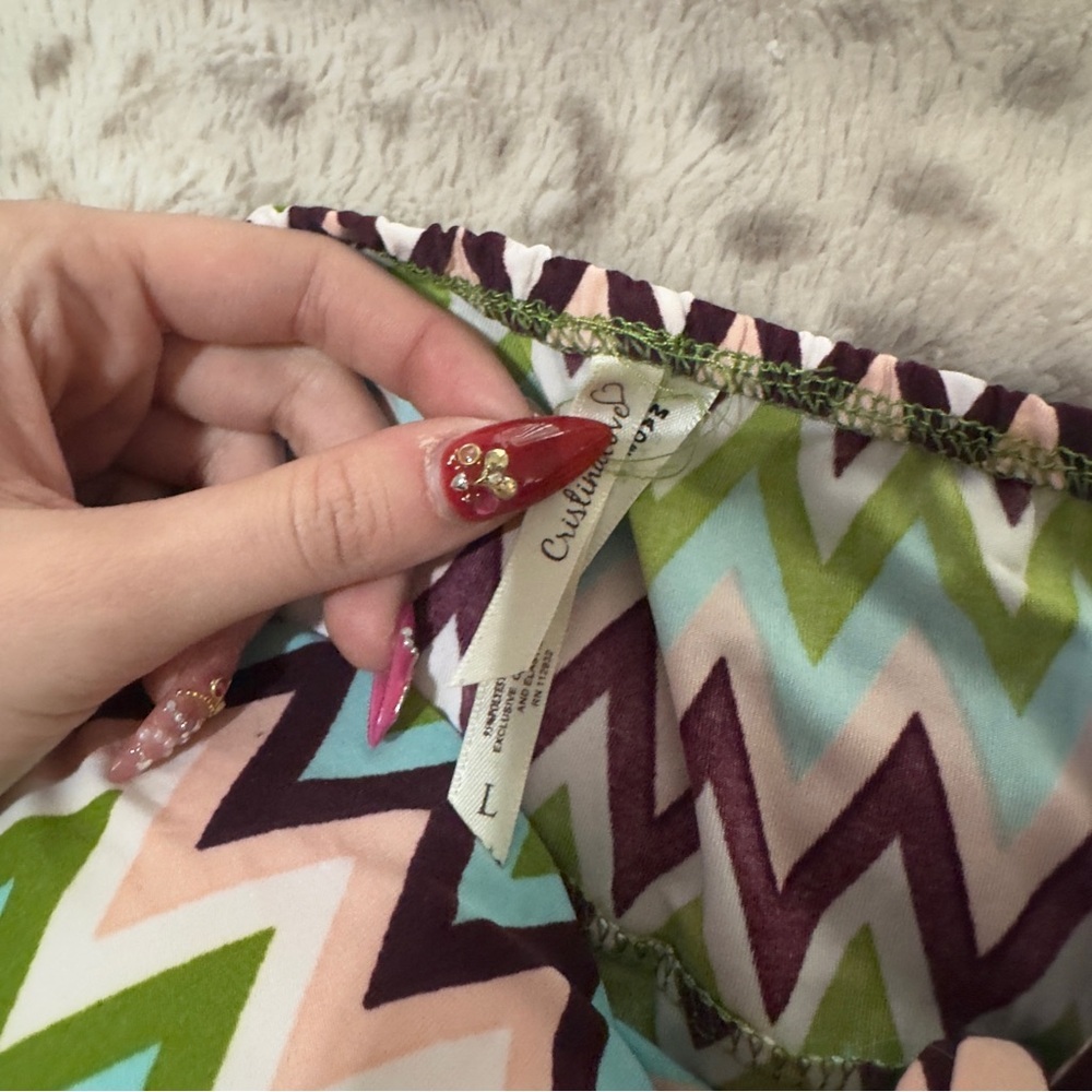 Y2K Pattern Halter Dress - Picture 8 of 10